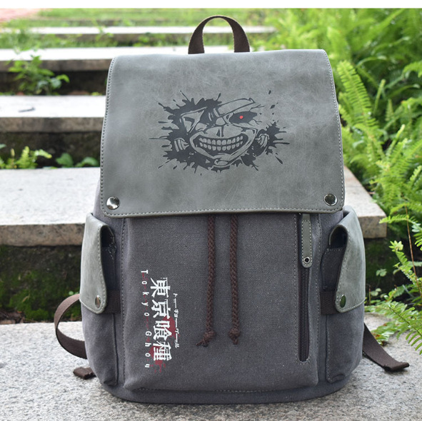 帆布双肩背包可满冠官方注册图案